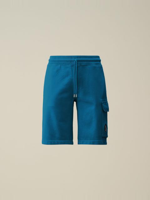 C.P. Company Cotton Diagonal Fleece Cargo Shorts