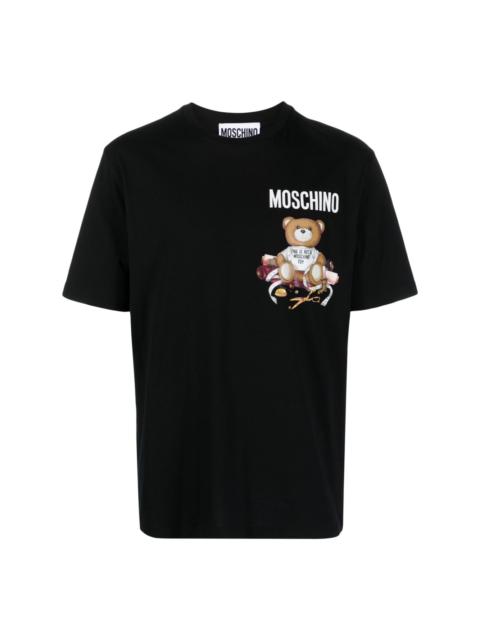 Teddy Bear-print cotton T-shirt