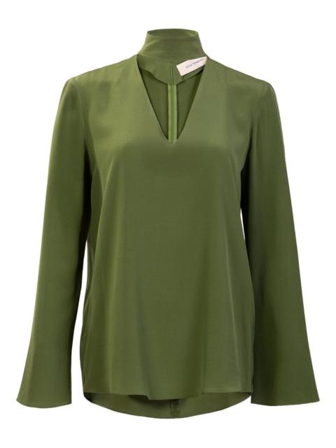 SILVIA TCHERASSI Kelsey funnel-neck blouse