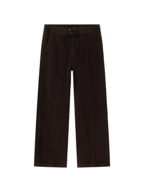 gimaguas Lewis lace-up corduroy trousers