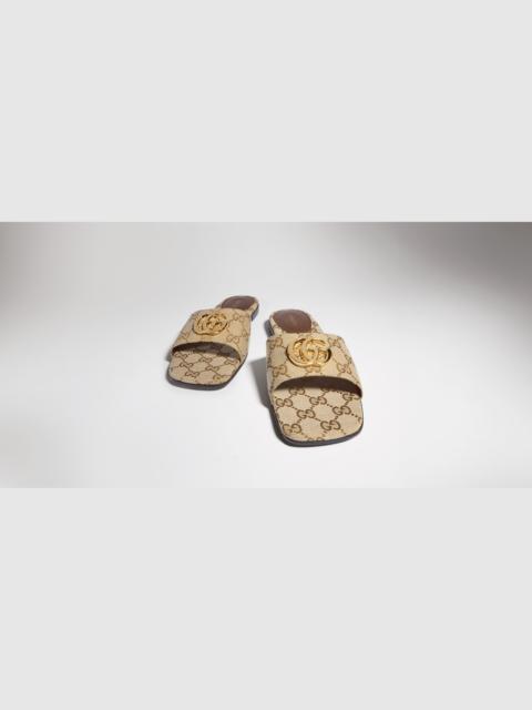 GUCCI Women's slide sandal with Double G