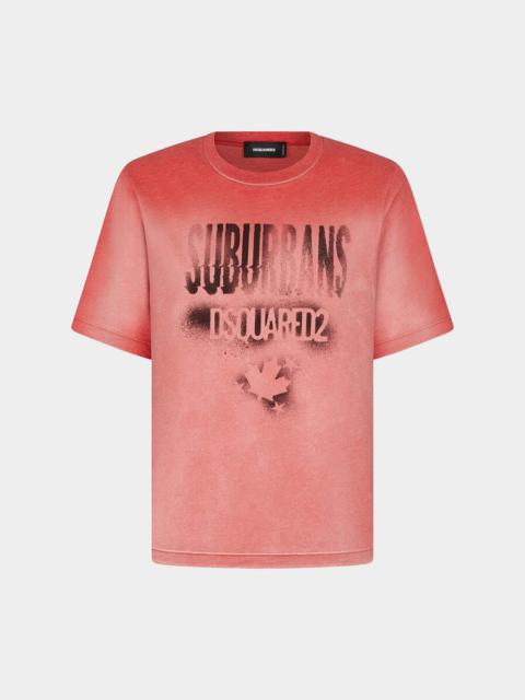 DSQUARED2 SUBURBANS DSQ2 EASY FIT T-SHIRT