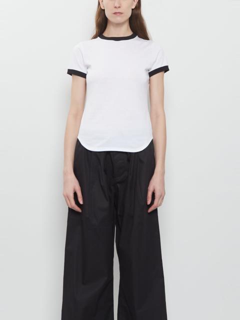 META CAMPANIA COLLECTIVE Lucy Curved Hem Fitted T Shirt