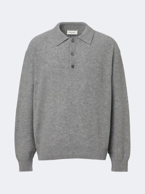 FRAME Wool polo sweater