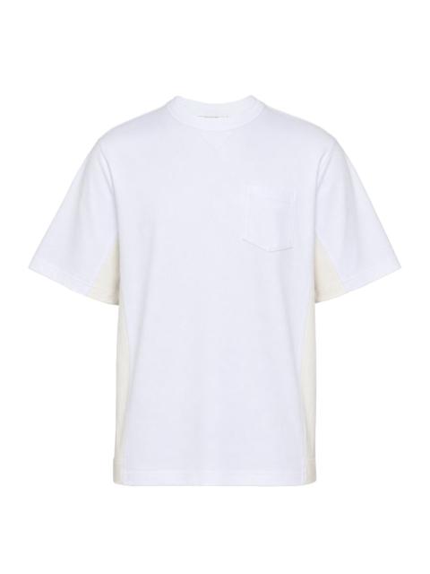 sacai Denim x Cotton Jersey Tee