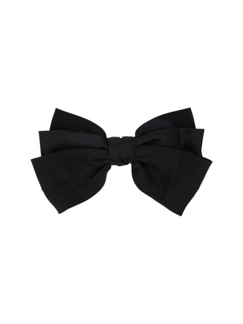 Sophie Buhai Black Classic Silk Bow Barrette