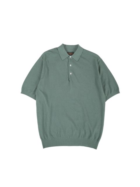 BEAMS PLUS Pique Polo 14G Olive