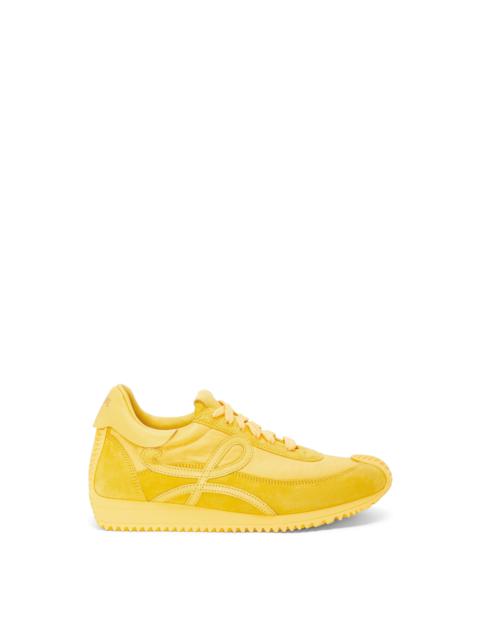 Loewe Flow runner in suede and nylon