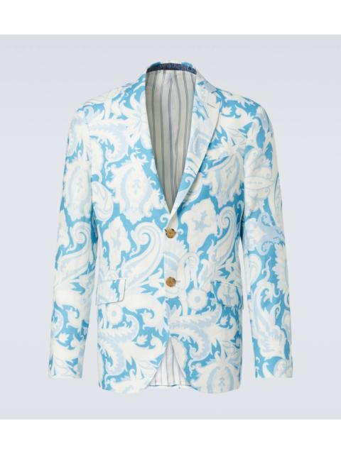 Etro floral-jacquard blazer