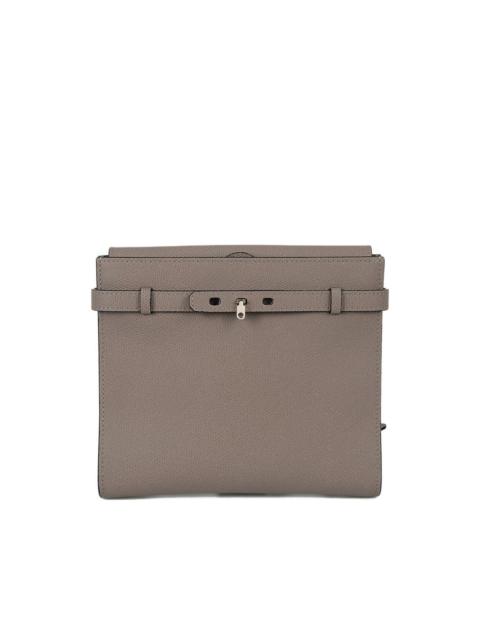 Valextra buckle leather crossbody bag