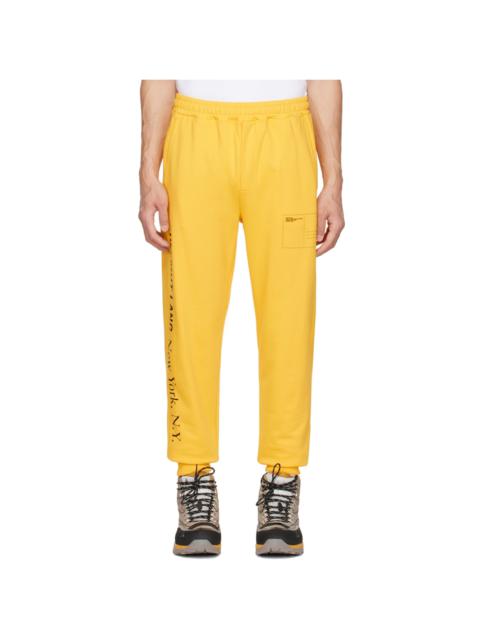 Helmut Lang New York Postcard 트랙 바지