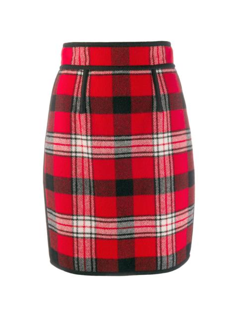 DSQUARED2 checkered pencil skirt