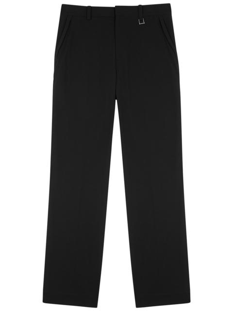 Wooyoungmi Black cotton-twill trousers
