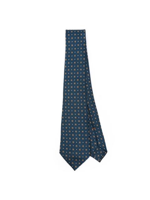 patterned-jacquard tie