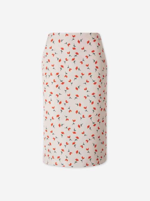 Jil Sander PRINTED MIDI SKIRT