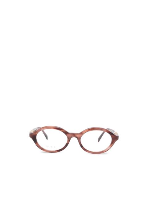 GUCCI oval-frame glasses