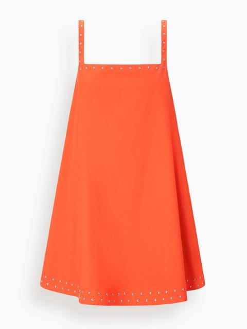 STAUD Brio Dress in Koi Studs
