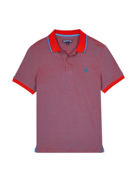 Men Cotton Changing Color Pique Polo Shirt