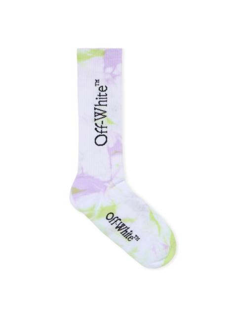 Off-White Tie Dye Mid Socks