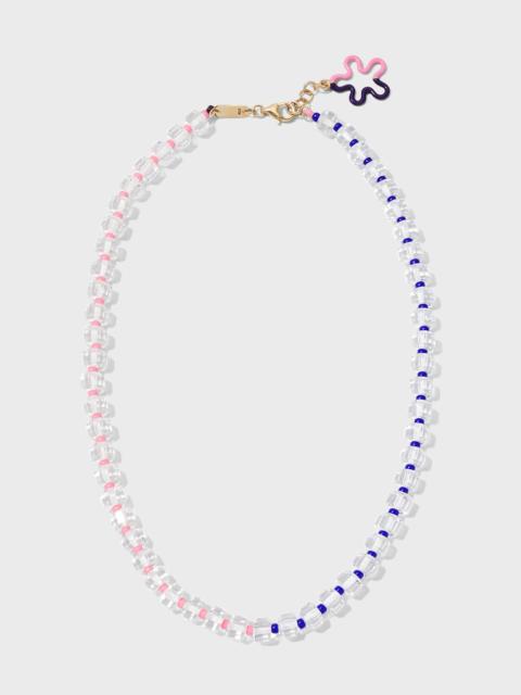 BEA BONGIASCA B Multi Beaded Necklace with Rock Crystal