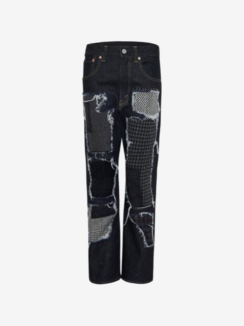 Junya Watanabe patchwork-design jeans
