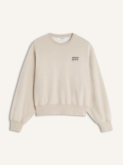 Maison Kitsuné GALLERY FOX LIGHT RELAXED SWEATSHIRT