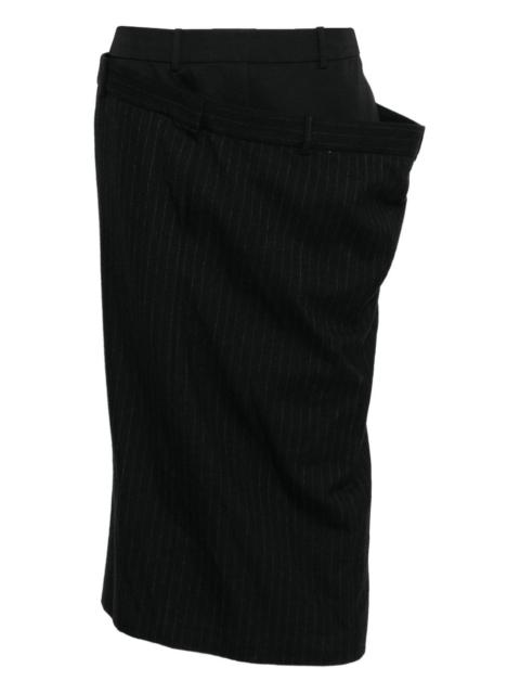 JUUN.J striped skirt