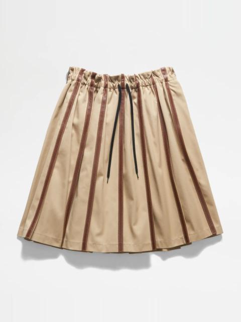 Tod's PLEATED SKIRT - BEIGE