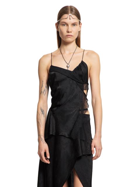 Ann Demeulemeester Vesta-Ramage-Jacquard-Slip-Top