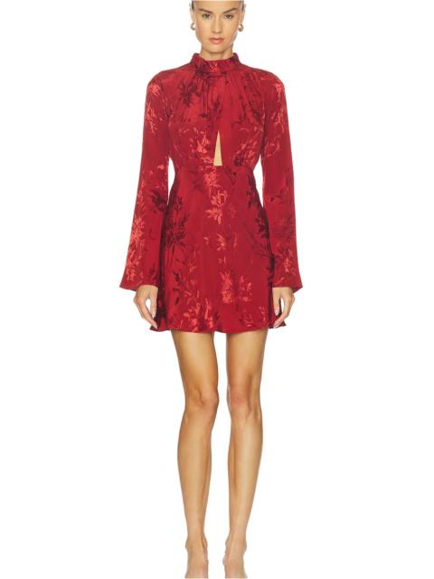 HEMANT & NANDITA Front Neck Wrapped Mini Dress