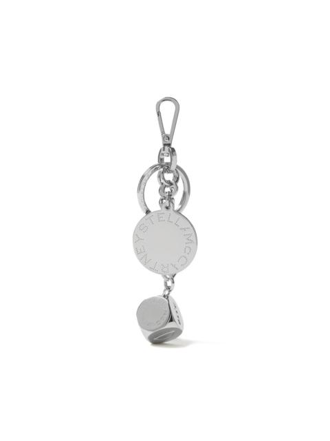 Stella McCartney charm dice-detail keyring