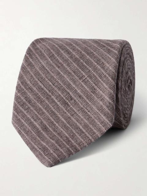 Oliver Spencer 8cm Wilkins Linen Tie