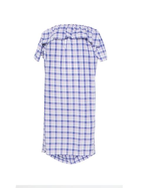SOFIE D'HOORE Dolabella ruffled plaid dress