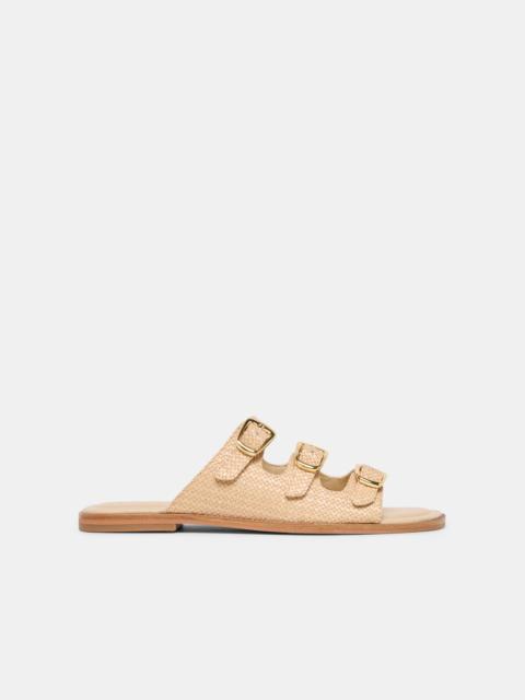 dolce vita FIN SANDALS SAND RAFFIA
