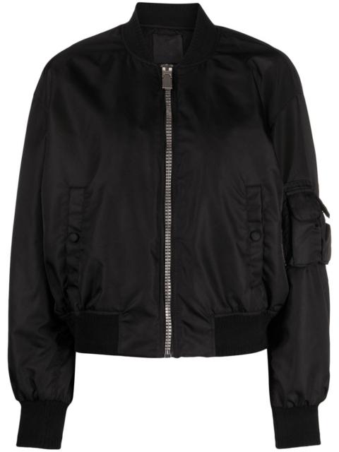 Givenchy multi-pocket zipped bomber jacket