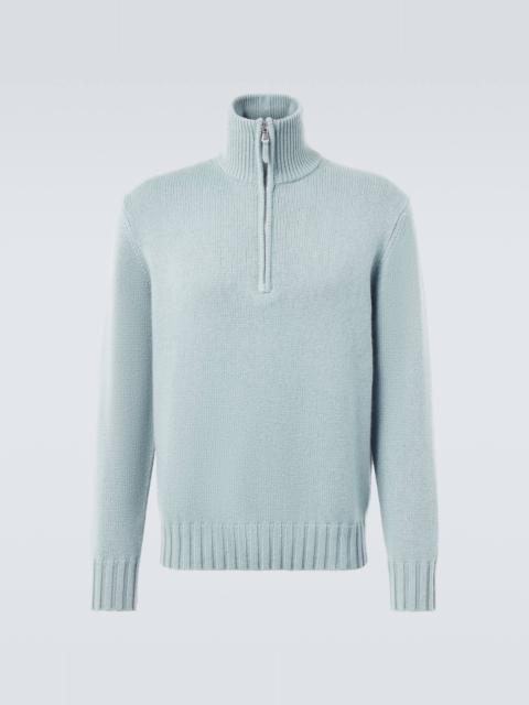 Allude Cashmere half-zip sweater