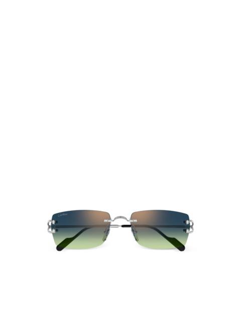Cartier C Décor rimless sunglasses