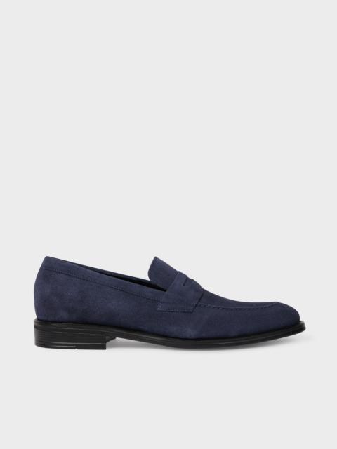Navy Suede 'Remi' Loafers