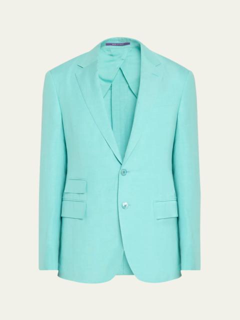 Men's Kent Hand-Tailored Linen and Silk Sport Coat