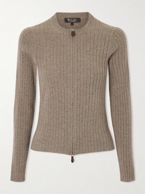 Loro Piana Ribbed Cashmere Cardigan