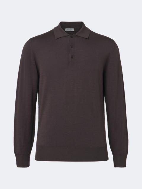 Canali Virgin wool polo sweater
