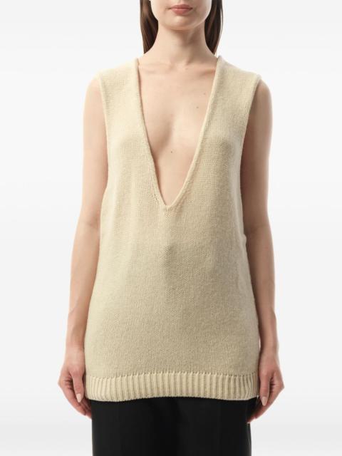 Lanvin V-neck sleeveless sweater