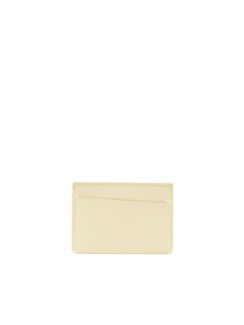 Four-Stitch logo leather cardholder