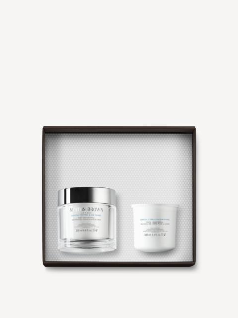 Molton Brown Coastal Cypress & Sea Fennel Body Cream & Refill Duo
