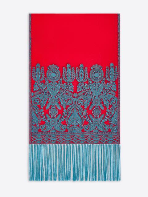 Dries Van Noten EMBROIDERED SCARF