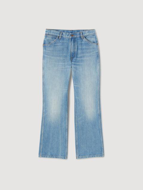 SANDROxWRANGLER faded jeans