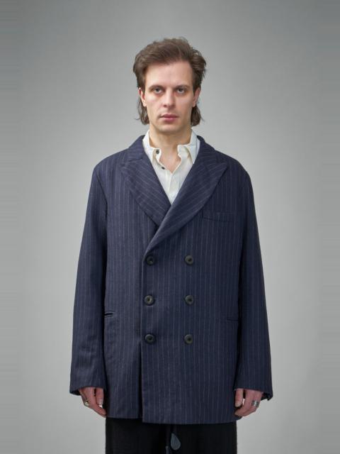 GEOFFREY B. SMALL Elongated Double-Breasted, 6 Buttons, Double Vent Tailored Jacket