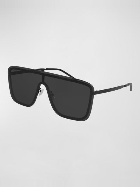SAINT LAURENT Mask Shield Mirrored Sunglasses