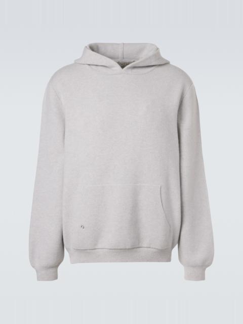 God’s True Cashmere Cashmere hoodie with quartz