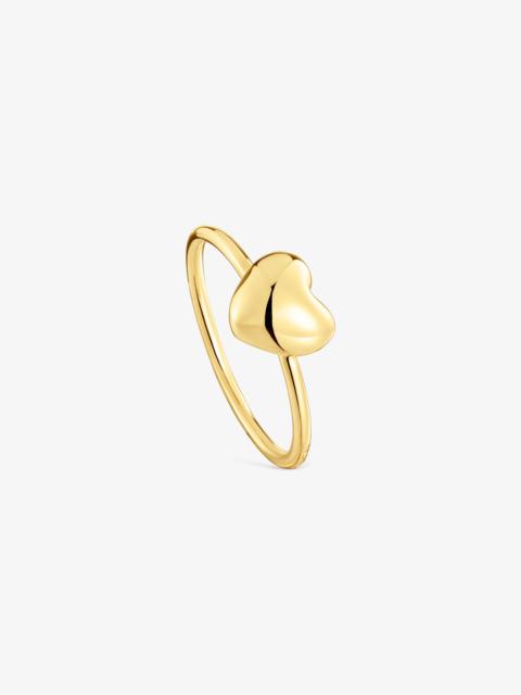 TOUS Small 18K solid gold heart Ring My Other Half